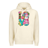 Sandshell love summer unicorn Premium Hoodie - texasbilliewilder