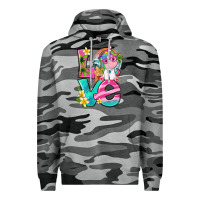 Slate Camo love summer unicorn Premium Hoodie - texasbilliewilder