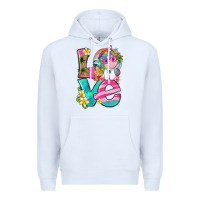 White love summer unicorn Premium Hoodie - texasbilliewilder