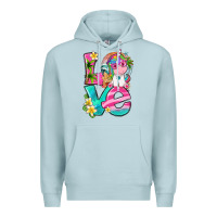 Blue Mist love summer unicorn Premium Hoodie - texasbilliewilder