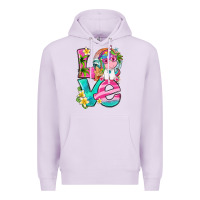 Lilac love summer unicorn Premium Hoodie - texasbilliewilder