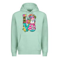 Seafoam love summer unicorn Premium Hoodie - texasbilliewilder