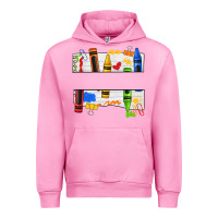 Fuchsia Pink custom teacher name crayon Urban Hoodie - texasbilliewilder