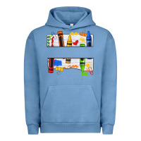 Pigment Pebble Blue custom teacher name crayon Urban Hoodie - texasbilliewilder