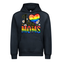 Navy i love my moms Urban Hoodie - Zillion Design Studio