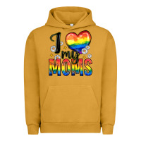 Pigment Peanut Butter i love my moms Urban Hoodie - Zillion Design Studio