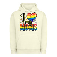 Pigment Pistachio i love my moms Urban Hoodie - Zillion Design Studio