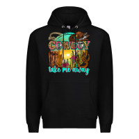 Black cowboy take me away Premium Hoodie - Zillion Design Studio