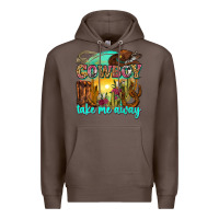 Coffee cowboy take me away Premium Hoodie - Zillion Design Studio
