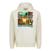 Oatmeal Heather cowboy take me away Premium Hoodie - Zillion Design Studio