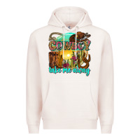 Pale Pink cowboy take me away Premium Hoodie - Zillion Design Studio