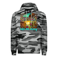 Slate Camo cowboy take me away Premium Hoodie - Zillion Design Studio