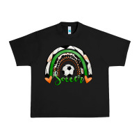 Black Soccer Rainbow Urban Heavy Tee - RanaPortraitStore