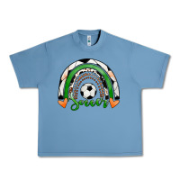 Pebble Blue Soccer Rainbow Urban Heavy Tee - RanaPortraitStore