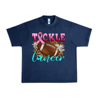 Navy Tackle Cancer Urban Heavy Tee - Artiststas
