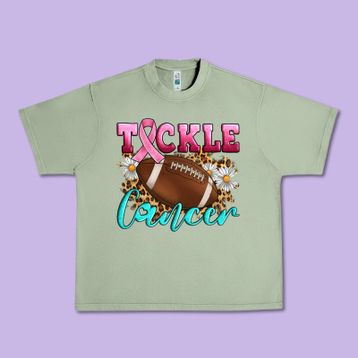 Tackle Cancer Urban Heavy Tee Designed By Artiststas