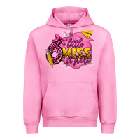 Fuchsia Pink little miss 6th grade Urban Hoodie - texasbilliewilder