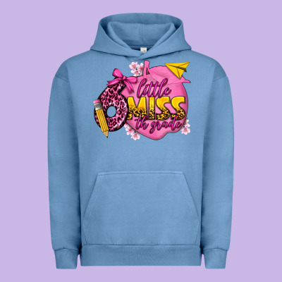 Little Miss 6th Grade Urban Hoodie Designed By Texasbilliewilder