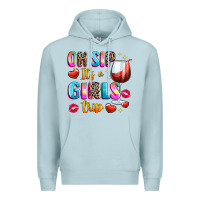 Blue Mist oh sip its a girls Premium Hoodie - texasbilliewilder