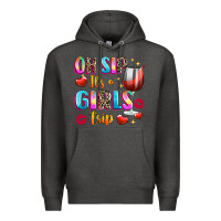 Charcoal Heather oh sip its a girls Premium Hoodie - texasbilliewilder