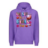 Purple oh sip its a girls Premium Hoodie - texasbilliewilder