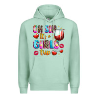 Seafoam oh sip its a girls Premium Hoodie - texasbilliewilder