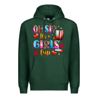 Sports Green oh sip its a girls Premium Hoodie - texasbilliewilder