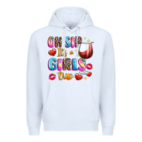 White oh sip its a girls Premium Hoodie - texasbilliewilder