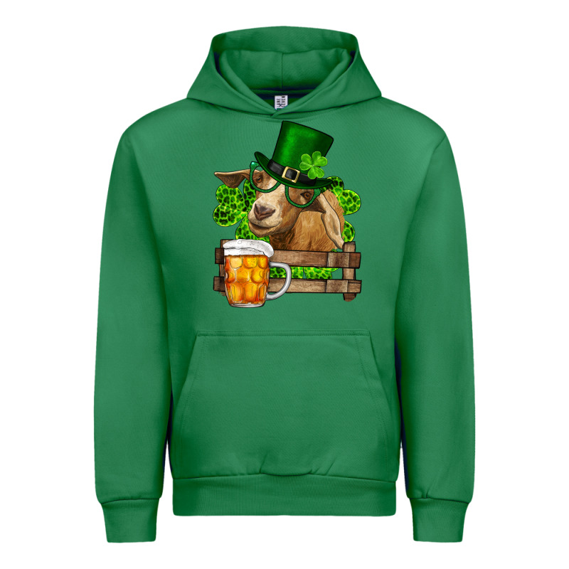 St. Patrick's Day Goat And Beer Urban Hoodie by RanaPortraitStore | Teevron