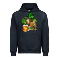 Navy st. patrick's day goat and beer Urban Hoodie - RanaPortraitStore