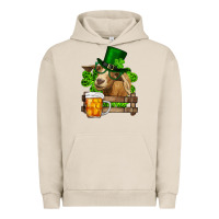 Pigment French Oak st. patrick's day goat and beer Urban Hoodie - RanaPortraitStore