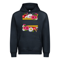 Navy floral teacher Urban Hoodie - texasbilliewilder