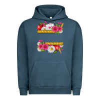 Pigment Midnight Navy floral teacher Urban Hoodie - texasbilliewilder