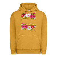 Pigment Peanut Butter floral teacher Urban Hoodie - texasbilliewilder