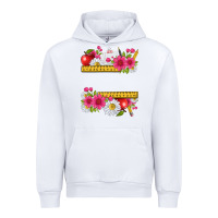 White floral teacher Urban Hoodie - texasbilliewilder