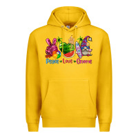 Lemon peace love gnome summer Premium Hoodie - texasbilliewilder