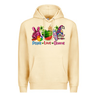 Pina Colada peace love gnome summer Premium Hoodie - texasbilliewilder