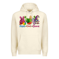 Sandshell peace love gnome summer Premium Hoodie - texasbilliewilder