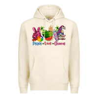 Tofu peace love gnome summer Premium Hoodie - texasbilliewilder