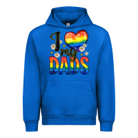 Cobalt i love my dads Urban Hoodie - Zillion Design Studio