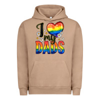 Pigment Burro i love my dads Urban Hoodie - Zillion Design Studio