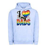 Pigment Grape Ice i love my dads Urban Hoodie - Zillion Design Studio