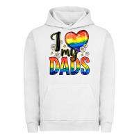 Pigment Lunar Rock i love my dads Urban Hoodie - Zillion Design Studio