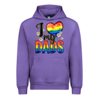 Tulip i love my dads Urban Hoodie - Zillion Design Studio