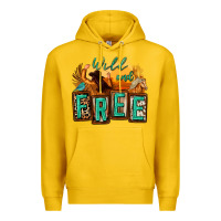 Lemon wild and free cowgirl horse desert Premium Hoodie - Zillion Design Studio
