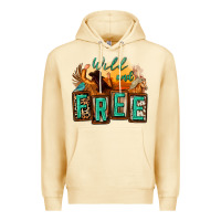 Pina Colada wild and free cowgirl horse desert Premium Hoodie - Zillion Design Studio