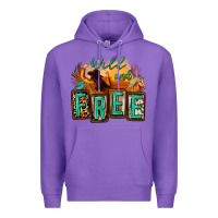 Purple wild and free cowgirl horse desert Premium Hoodie - Zillion Design Studio