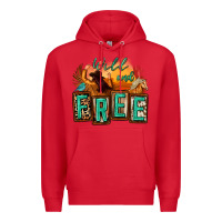Red wild and free cowgirl horse desert Premium Hoodie - Zillion Design Studio