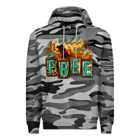 Slate Camo wild and free cowgirl horse desert Premium Hoodie - Zillion Design Studio