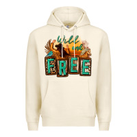 Tofu wild and free cowgirl horse desert Premium Hoodie - Zillion Design Studio